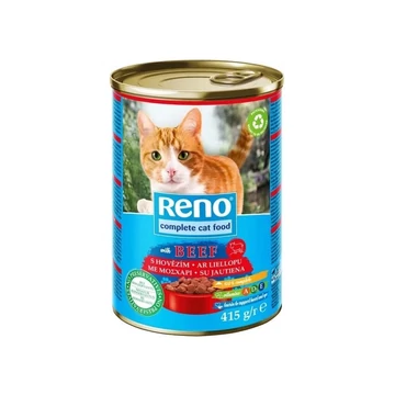 Reno Cat  Marhás konzerv felnőtt macskák részére 415g