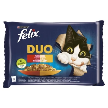 Felix Fantastic Duo- Házias válogatás Aszpikban (4x85g)