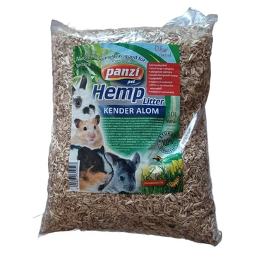 Panzi Hemp Litter - Kender alom - natúr 10l