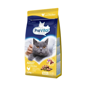 PreVital száraz eledel csirkével macskáknak- 1.4kg