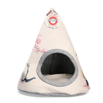 Takara Wigwam macskasátor - cseresznyevirág mintával
