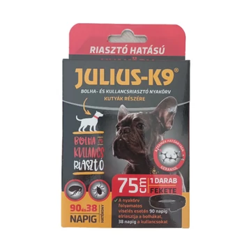 Julius K-9 bolha- és kullancsriasztó nyakörv kutyáknak 75 cm