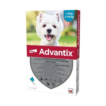 Advantix Spot On oldat kutyáknak A.U.V. 4-10kg
