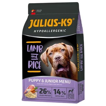 Julius-K9 Hypoallergenic Puppy &amp; Junior Lamb &amp; Rice 3kg