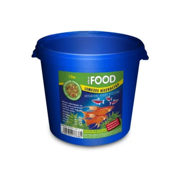 Aqua-Food vödrös Lemezes - díszhaltáp 1L