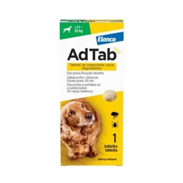 AdTab rágótabletta kutyák részére 11-22kg 1db