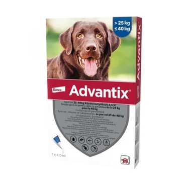 Advantix Spot On oldat kutyáknak A.U.V. 4ml 25-40kg