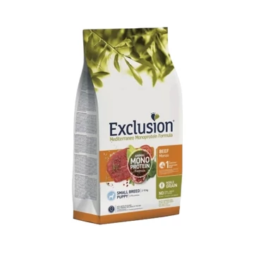 Exclusion Mediterraneo Noble Grain Puppy Beef Small Bread 2kg kölyökkutyáknak