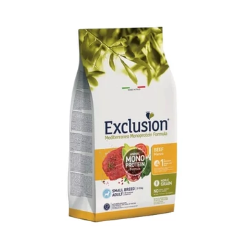 Exclusion Mediterraneo Monoprotein Formula Adult Beef kutyatáp kisméretű felnőtt kutyáknak marhás 2kg