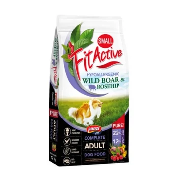 FitActive PURE SMALL 12kg Hypoallergenic WILD BOAR - ROSEHIP