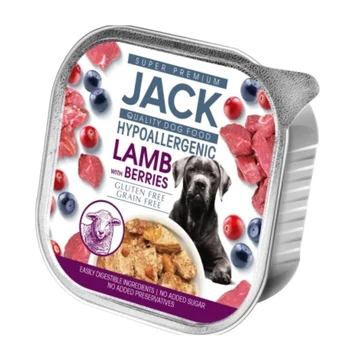 Jack hipoallergén pástétom - bárányhús bogyós gyümölcsökkel 150g