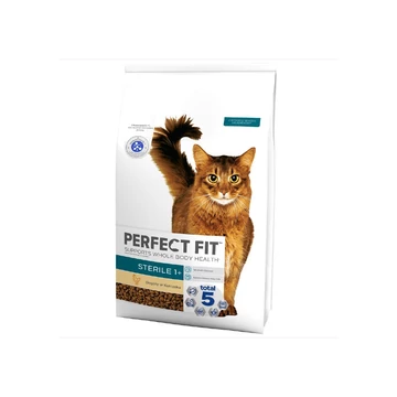 Perfect Fit Sterile 1+ csirkében gazdag teljes értékű szárazeledel felnőtt macskáknak 750 g