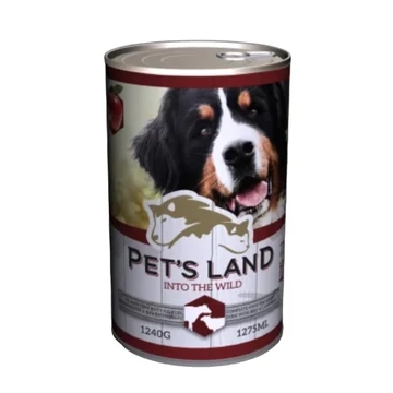 Pet s Land Dog Konzerv Marhamáj-Bárányhús almával 1240g
