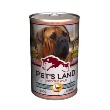 Pet s Land Dog Konzerv Strucchússal Africa Edition 1240g