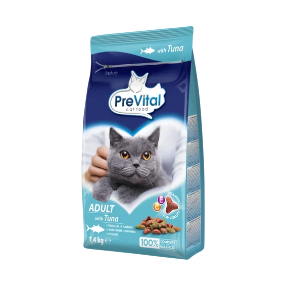 PreVital száraz macska eledel tonhallal- 1.4kg