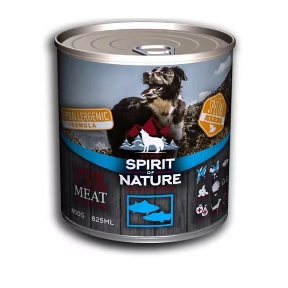 Spirit Of Nature Hypoallergenic Tonhal&Lazac konzerv 800gr