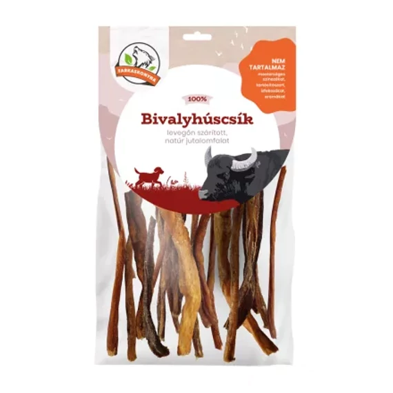 Farkaskonyha Szárított Bivalyhúscsík 100g