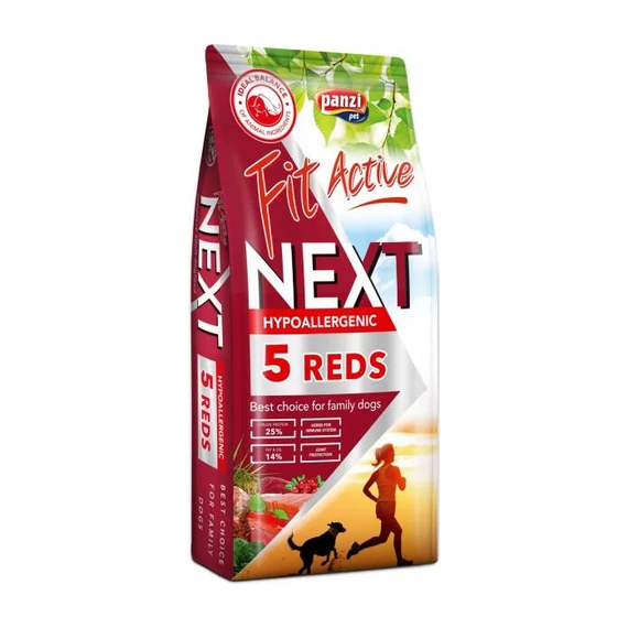 FitActiveNEXT Hypoallergenic Adult FIVE REDS - hipoallergén 15kg