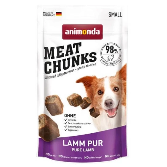 Animonda Meat Chunks Lamm pur - jutalomfalat (bárány) kutyák részére (60g)