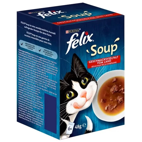 Felix Soup Házias válogatás 6x48g 
