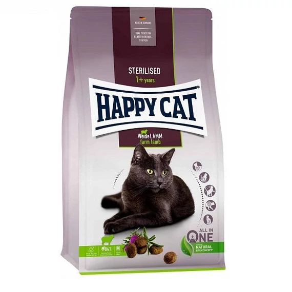 Happy Cat ADULT STERILISED BÁRÁNY 1,3 KG