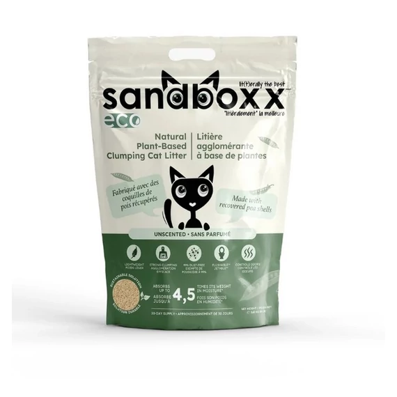 Sandboxx ECO ultra premium növényi alapú macskaalom ILLATMENTES 3,65 kg