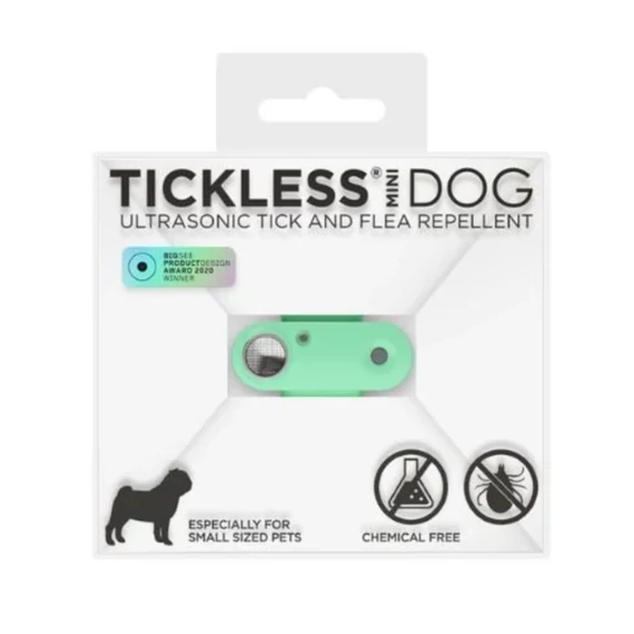 Tickless Mini Kullancs- és Bolhariasztó Kis testű kutyák számára Menta